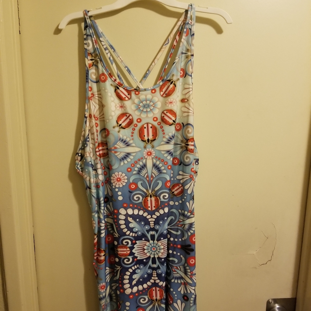 Flowy knee length sundress